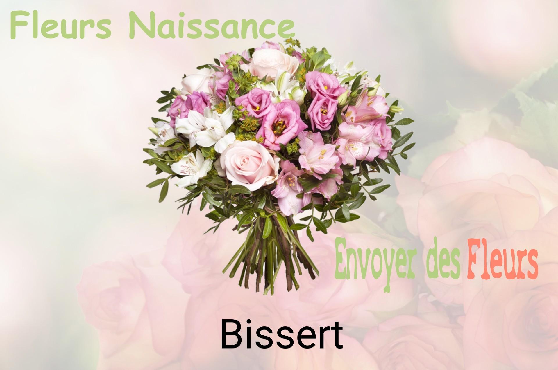 Bouquet de fleurs de naissance livré à Bissert
